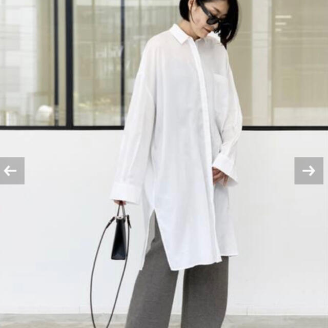 L'Appartement DEUXIEME CLASSE(アパルトモンドゥーズィエムクラス)の【TOTEME/トーテム】　PINA LONG SHIRTS DRESS レディースのトップス(シャツ/ブラウス(長袖/七分))の商品写真