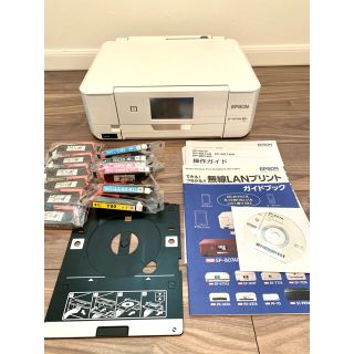 エプソン(EPSON)の美品　インク2セットと説明書付き✴︎ EPSON プリンター　807AW(PC周辺機器)