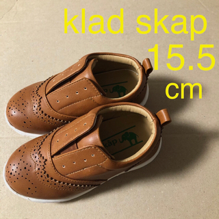 kladskap - 【値下げ中】★超美品★klad skap ウィングチップ スリッポン　15.5㎝