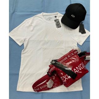 アルマーニエクスチェンジ(ARMANI EXCHANGE)の大人気/ギフトにも/2021夏新作/A|Xロゴ/Tシャツ04A/サイズM(Tシャツ/カットソー(半袖/袖なし))