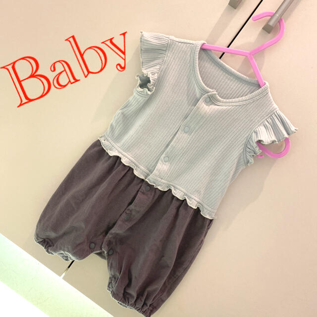 GU(ジーユー)のbabyロンパース🍼《70センチ》 キッズ/ベビー/マタニティのベビー服(~85cm)(ロンパース)の商品写真