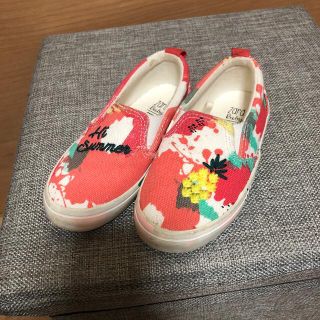 ザラキッズ(ZARA KIDS)のZARA Baby スリッポン  14cm  美品(スリッポン)