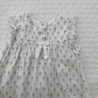 プチバトー(PETIT BATEAU)のプチバトー ロンパース (カバーオール)