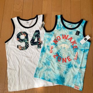 オールドネイビー(Old Navy)の新品　タンクトップ　2枚セット　120センチ(Tシャツ/カットソー)