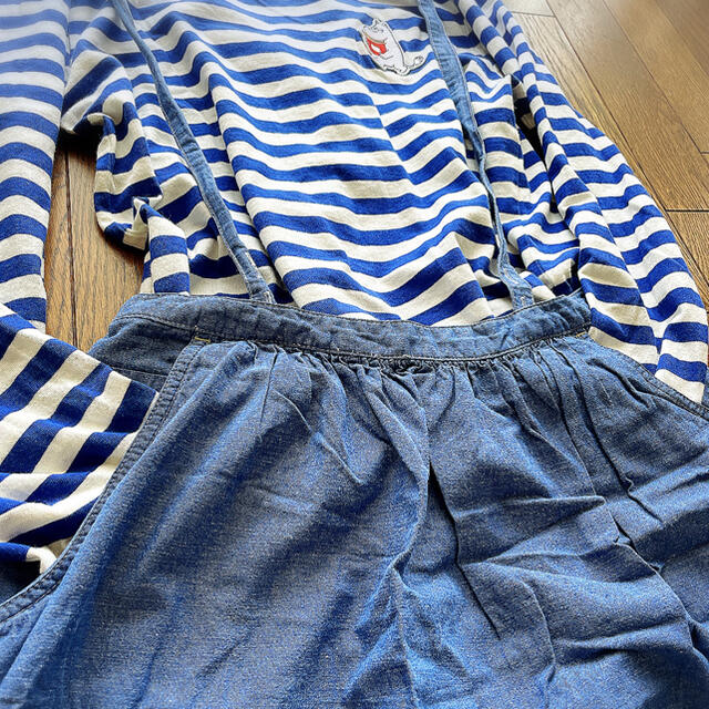 chambre de charme(シャンブルドゥシャーム)のシャンブルドゥシャームの吊りスカート レディースのスカート(ひざ丈スカート)の商品写真