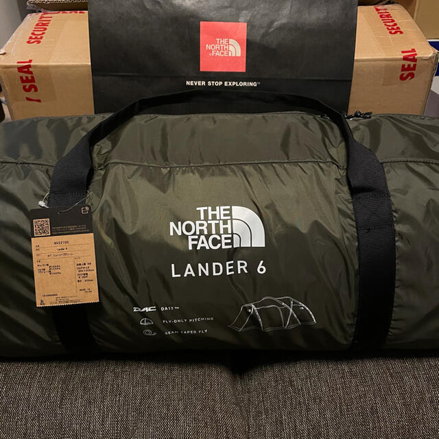 THE NORTH FACE(ザノースフェイス)のノースフェイス ランダー6【NV22100】テント Lander6 新品・未開封 スポーツ/アウトドアのアウトドア(テント/タープ)の商品写真