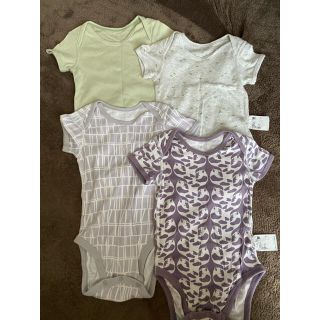 ユニクロ(UNIQLO)のUNIQLO ユニクロ 肌着 ロンパース　4枚セット(肌着/下着)