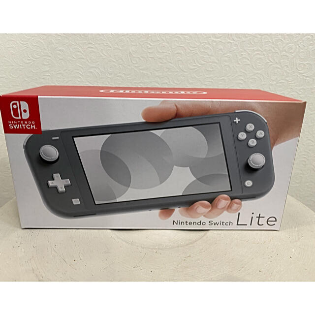 新品・保証付】任天堂スイッチライト 本体 グレー 4/26