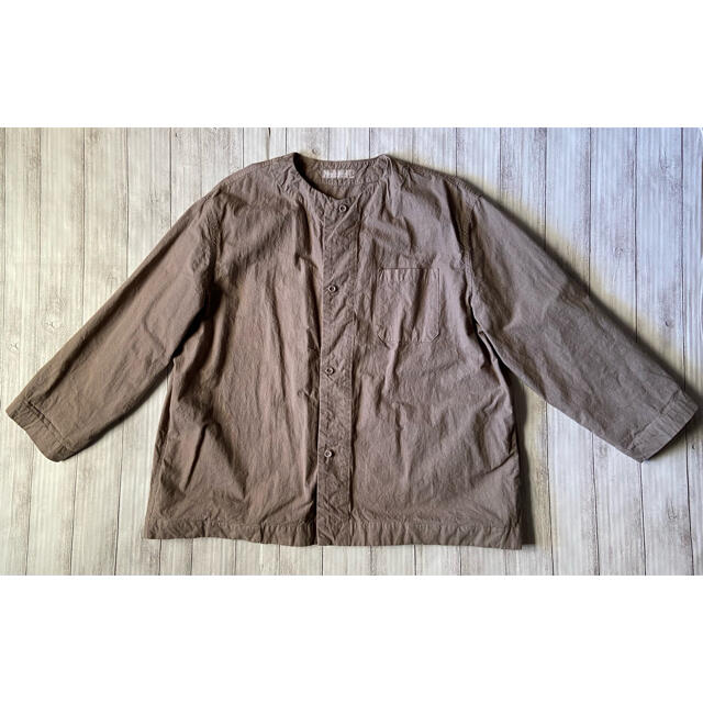 ネストローブ コットンリネン近江晒馬布シャツジャケット あなたに