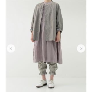 nest Robe - ネストローブ コットンリネン近江晒馬布シャツジャケット