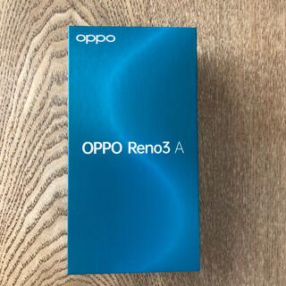 オッポ(OPPO)の【新品】スマートフォン　OPPO Reno3 A(スマートフォン本体)