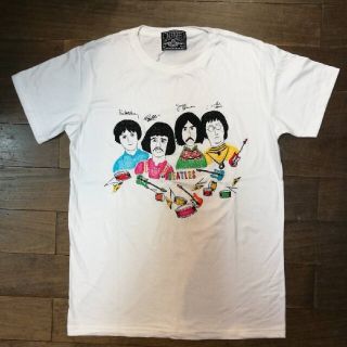 【新品、値下げ中！】刺繍アートTシャツ　ビートルズ(Tシャツ(半袖/袖なし))