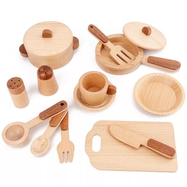 【再入荷】おままごと　木製　キッチンセット　kitchenware 3