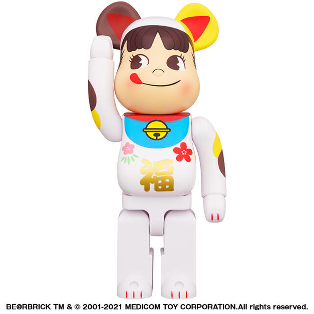 BE@RBRICK 招き猫 ペコちゃん 福 金メッキ 100% & 400%エンタメ/ホビー