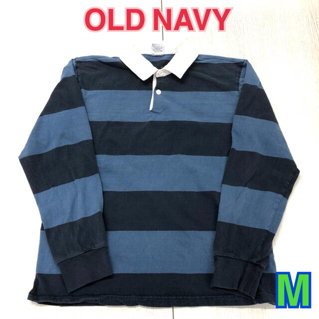 Old Navy(オールドネイビー)の182 USA 古着 OLD NAVY 長袖 ポロシャツ M メンズのトップス(ポロシャツ)の商品写真