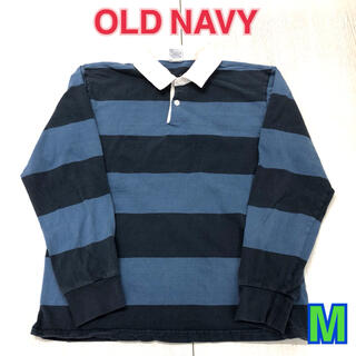 オールドネイビー(Old Navy)の182 USA 古着 OLD NAVY 長袖 ポロシャツ M(ポロシャツ)