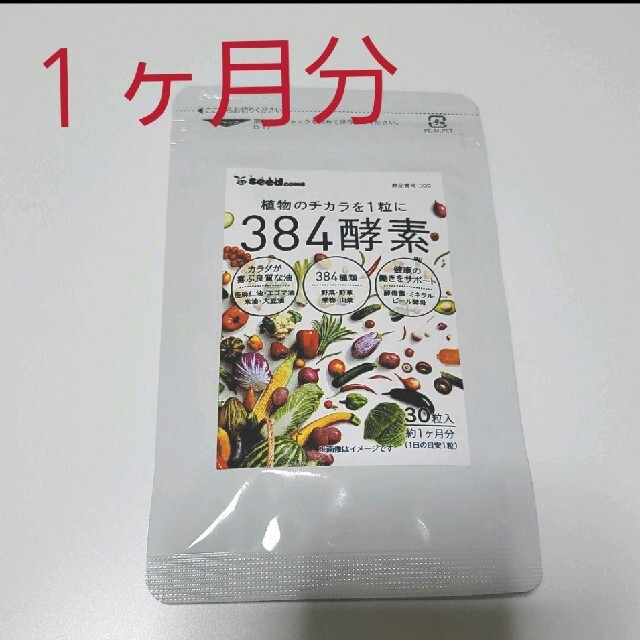 新品未使用植物のチカラ　384酵素サプリメント１ヶ月分 食品/飲料/酒の健康食品(その他)の商品写真