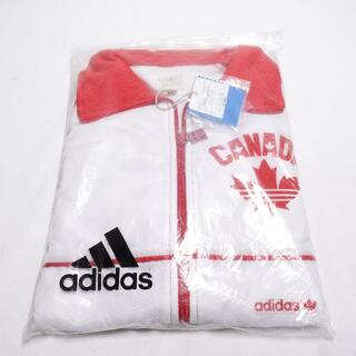 アディダス(adidas)のADIDAS　ジャージオリンピックカナダ　メンズ　ホワイト/レッド(ジャージ)