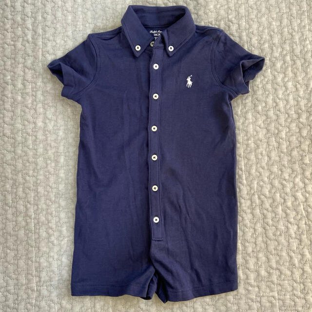 Ralph Lauren(ラルフローレン)のラルフローレン　ロンパース　半袖　80 キッズ/ベビー/マタニティのベビー服(~85cm)(ロンパース)の商品写真