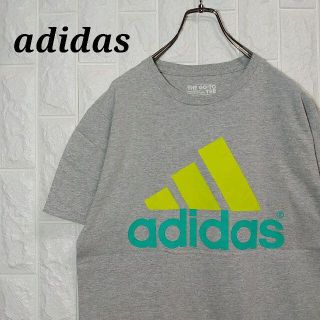 アディダス(adidas)のアディダス 半袖 Tシャツ デカロゴ 蛍光 ネオンカラー(Tシャツ/カットソー(半袖/袖なし))