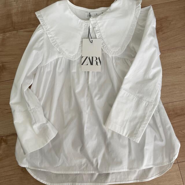 ZARA KIDS(ザラキッズ)の襟付きシャツ キッズ/ベビー/マタニティのキッズ服男の子用(90cm~)(Tシャツ/カットソー)の商品写真