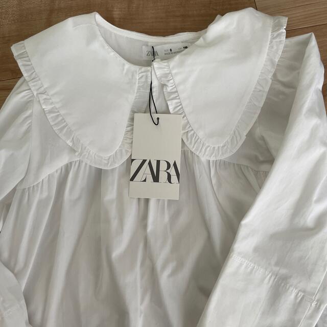 ZARA KIDS(ザラキッズ)の襟付きシャツ キッズ/ベビー/マタニティのキッズ服男の子用(90cm~)(Tシャツ/カットソー)の商品写真