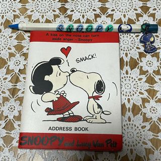 スヌーピー(SNOOPY)の要在庫確認　レトロ　スヌーピー　シャーペン　アドレス帳　セット(その他)