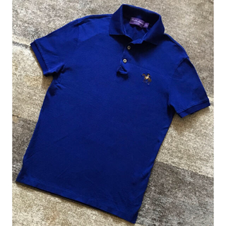 ラルフローレン(Ralph Lauren)の最高級ライン ラルフローレンパープルレーベル ワンポイント刺繍 半袖 ポロシャツ(ポロシャツ)