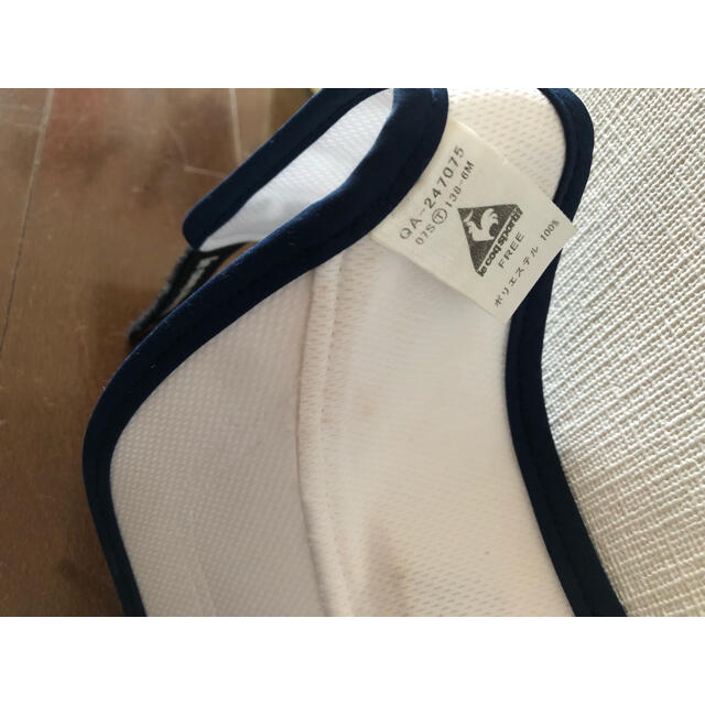 le coq sportif(ルコックスポルティフ)のルコック　サンバイザー スポーツ/アウトドアのテニス(その他)の商品写真