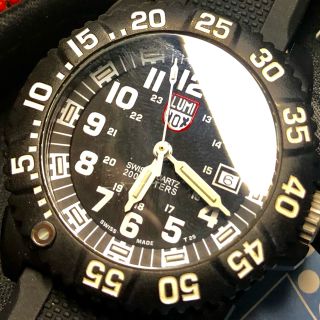 ルミノックス(Luminox)のLUMINOXカラーマークシリーズR e f3051バッテリ交換美品46200円(腕時計(アナログ))