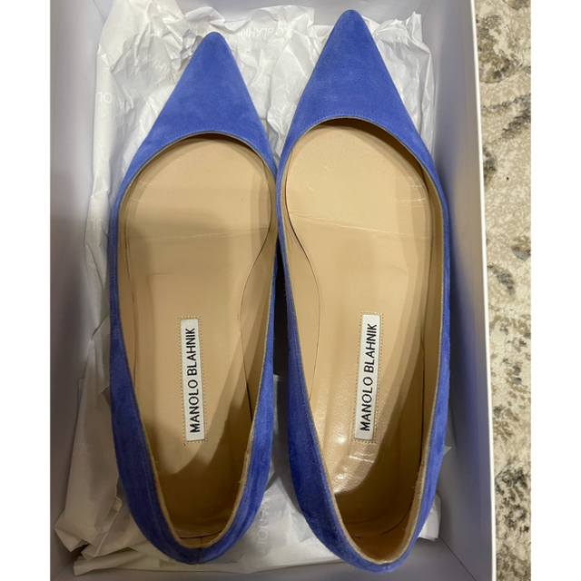 MANOLO BLAHNIK(マノロブラニク)のおやじ様専用　MANOLO BLAHNIK bbflat レディースの靴/シューズ(ハイヒール/パンプス)の商品写真