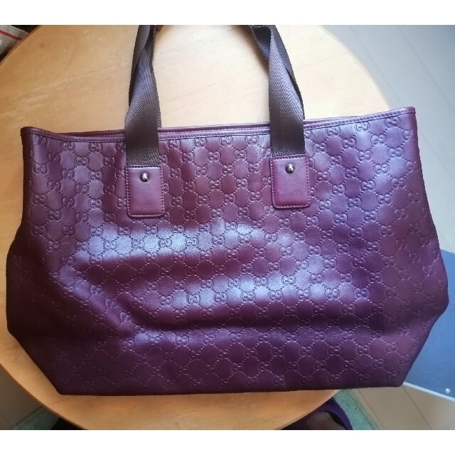 Gucci - GUCCI 紫 トートバック 型押しの通販 by azusa_rakuma|グッチ