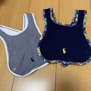 ラルフローレン(Ralph Lauren)のラルフローレン  バッククロススタイ(ベビースタイ/よだれかけ)