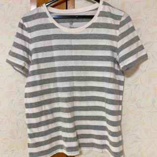 ムジルシリョウヒン(MUJI (無印良品))のボーダーTシャツ(Tシャツ(半袖/袖なし))