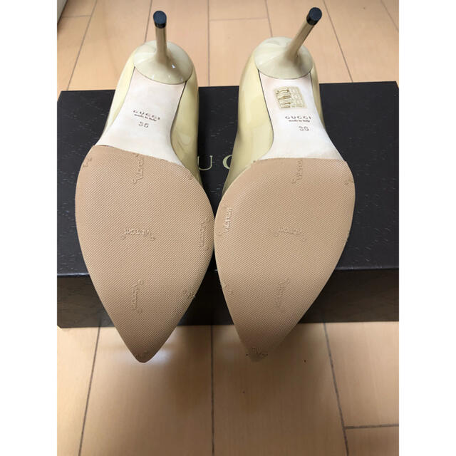 Gucci(グッチ)のGUCCI エナメルパンプス レディースの靴/シューズ(ハイヒール/パンプス)の商品写真