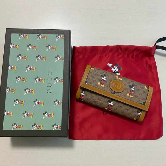 Gucci(グッチ)のGUCCI グッチ　ディズニー　ミッキー　長財布　【新品未使用】 GGウォレット メンズのファッション小物(長財布)の商品写真