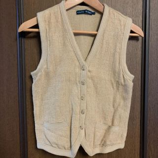 ラルフローレン(Ralph Lauren)のラルフローレン　ニットベスト　ベージュ(ベスト/ジレ)