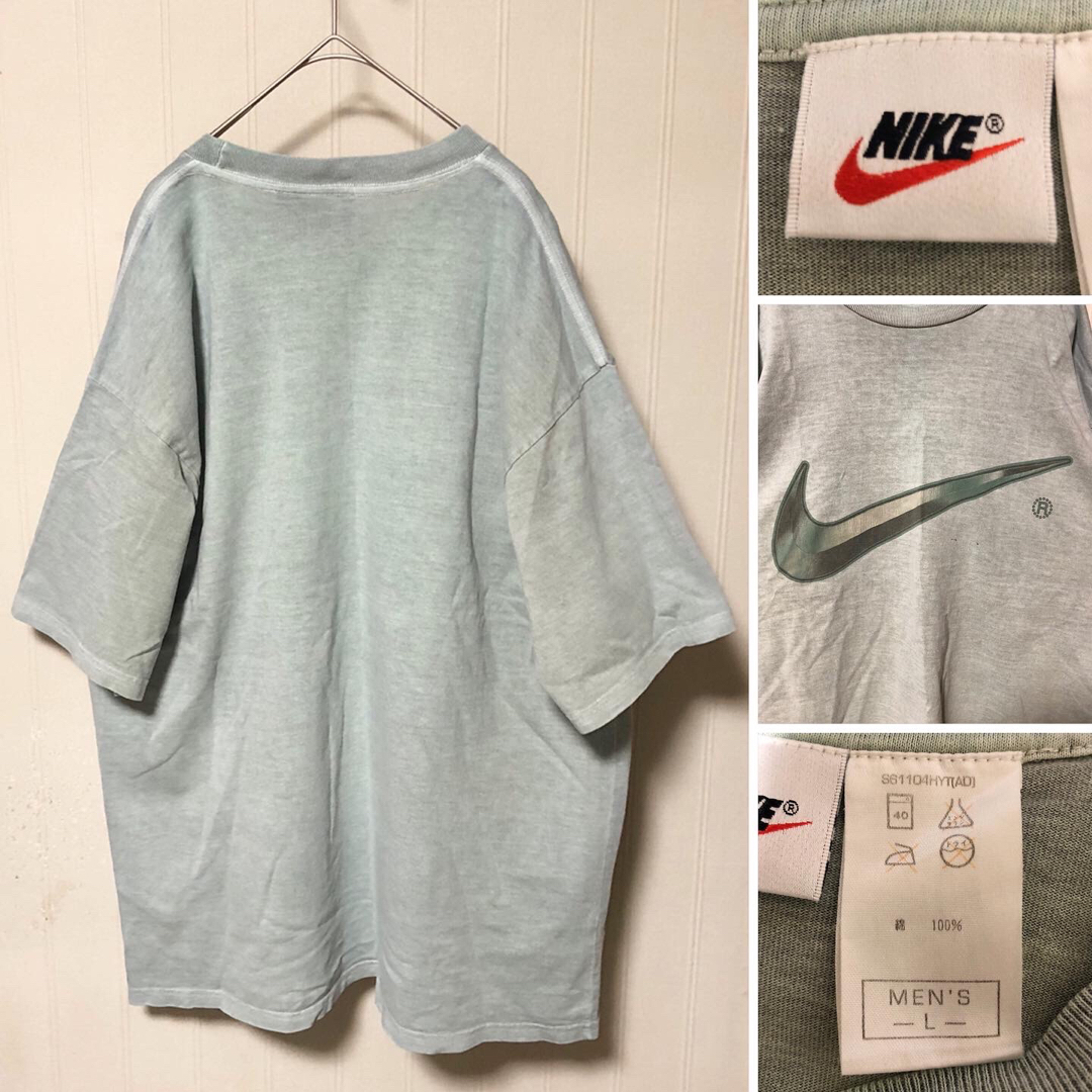 希少❗️ 90s 銀タグ NIKE vintage ビッグスウォッシュ Tシャツ 5