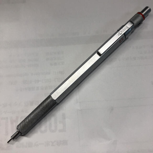 rotring(ロットリング)のrotring 600 0.5 シルバー インテリア/住まい/日用品の文房具(ペン/マーカー)の商品写真