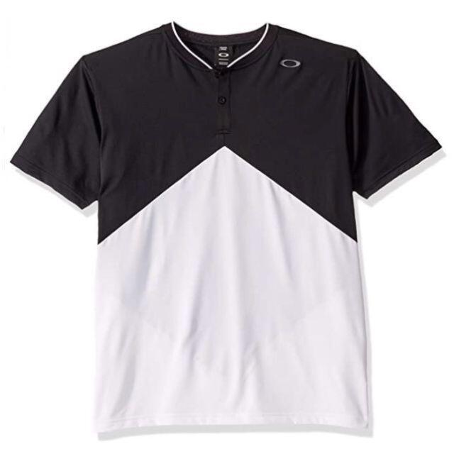 Oakley(オークリー)の(新品)OAKLEY　ヘンリーネック  Tシャツ   メンズのトップス(Tシャツ/カットソー(半袖/袖なし))の商品写真