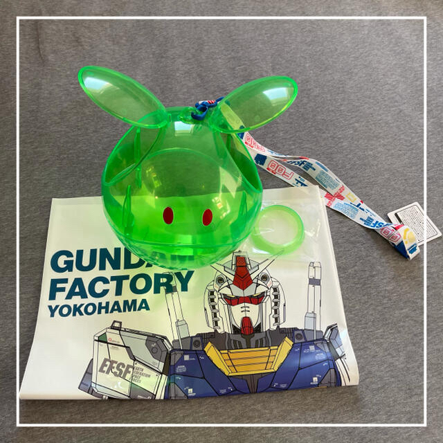 新品入荷 グリーンの通販 バケット ポップコーンケース ハロ ガンダムファクトリーヨコハマ限定 by shop|ラクマ magmac99's ストラップ