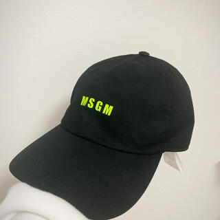 エムエスジイエム(MSGM)のMSGM キャップ　2020SS 蛍光スモールロゴ(キャップ)