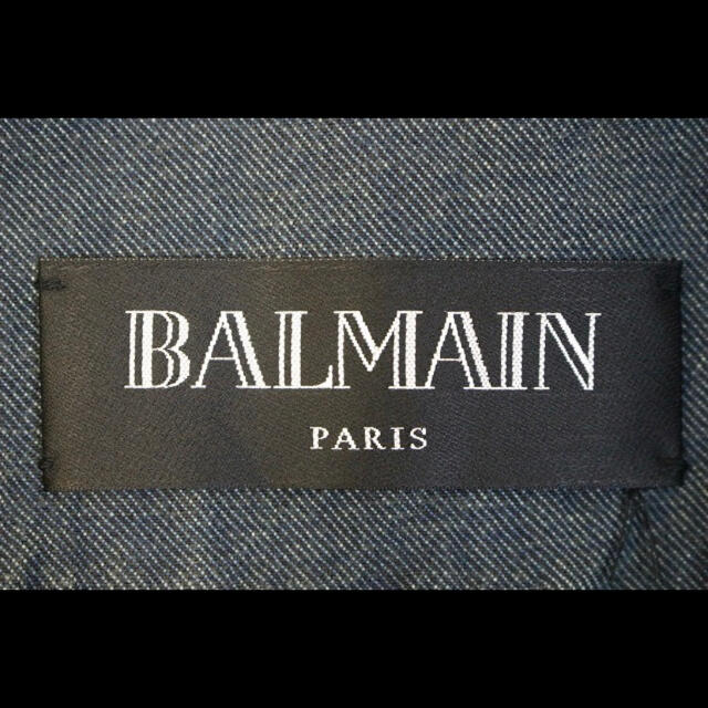 BALMAIN(バルマン)の【美品】バルマン BALMAIN デニムジャケット Gジャン メンズ メンズのジャケット/アウター(Gジャン/デニムジャケット)の商品写真