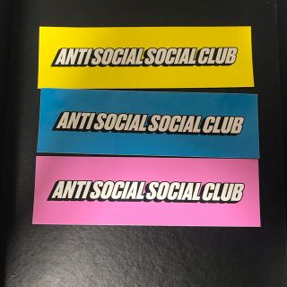 アンチ(ANTI)のANTI SOCIAL SOCIAL CLUB ボックスロゴステッカー(その他)