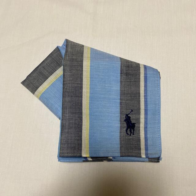 POLO RALPH LAUREN(ポロラルフローレン)のラルフローレン　ハンカチ　未使用品　ストライプ　 レディースのファッション小物(ハンカチ)の商品写真