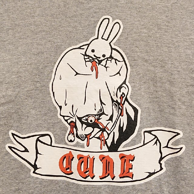 CUNE(キューン)のキューン DEATHボウズ& うさぎ Tシャツ Sサイズ グレー CUNE メンズのトップス(Tシャツ/カットソー(半袖/袖なし))の商品写真