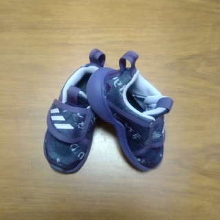 アディダス(adidas)の【美品】adidas 靴 14.0cm 紫(スニーカー)