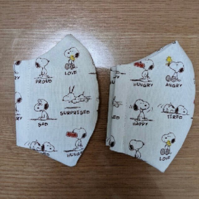 ハンドメイド☆こども用インナーマスク☆2枚セット ハンドメイドのキッズ/ベビー(外出用品)の商品写真