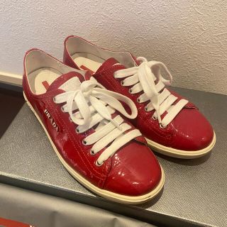 【美品】PRADA SPORTS エナメルスニーカー サイズ36