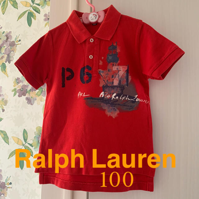 Ralph Lauren(ラルフローレン)の⭐️美品‼︎⭐️Ralph Laurenキッズ⭐️ペイントポロシャツ　100 キッズ/ベビー/マタニティのキッズ服男の子用(90cm~)(Tシャツ/カットソー)の商品写真